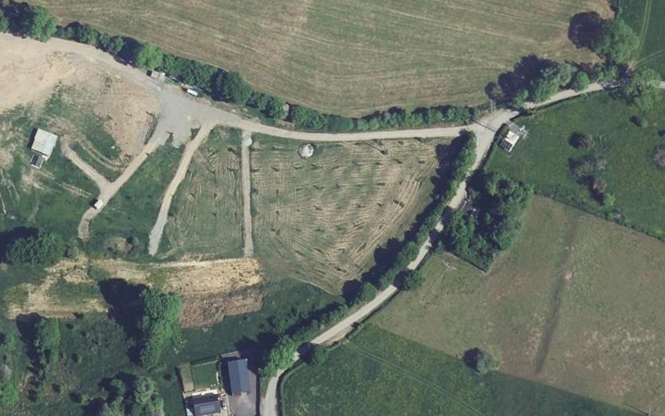 Circuit de Bellefontaine vu du ciel