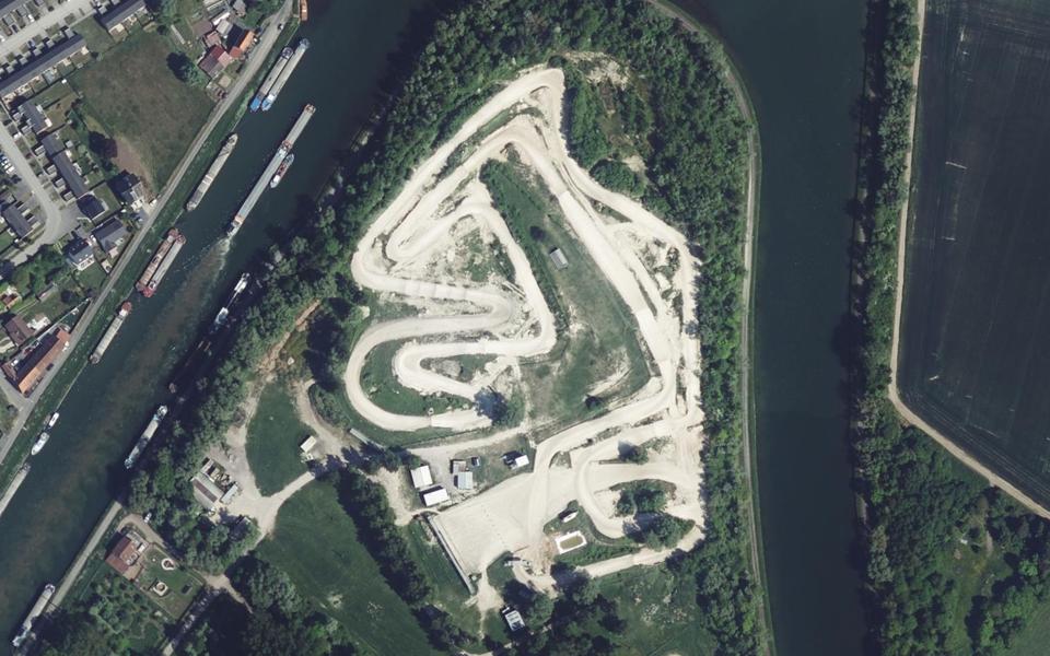 Circuit de Motocross d'Arleux seen from above