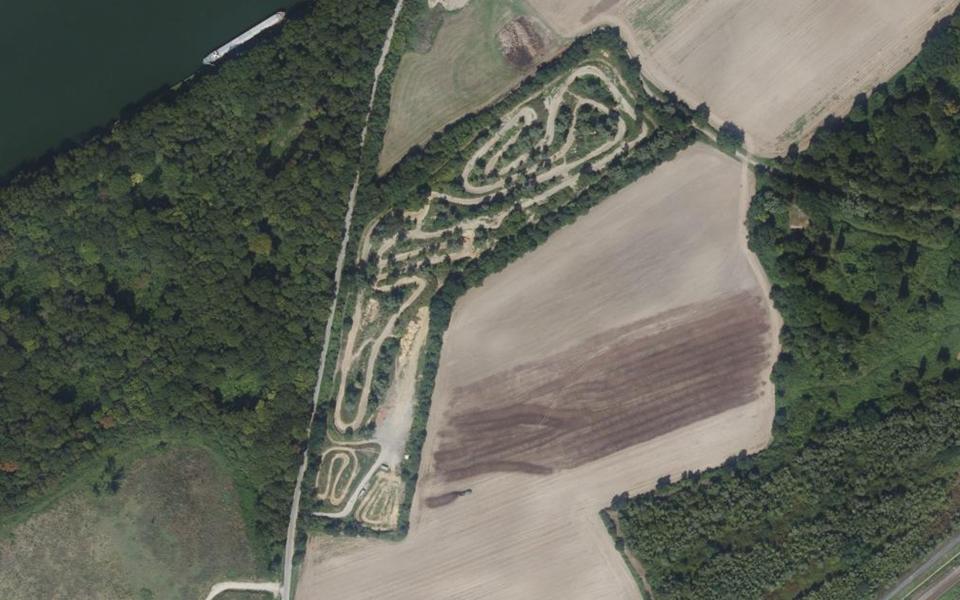 Circuit de Motocross de Vigneux vu du ciel
