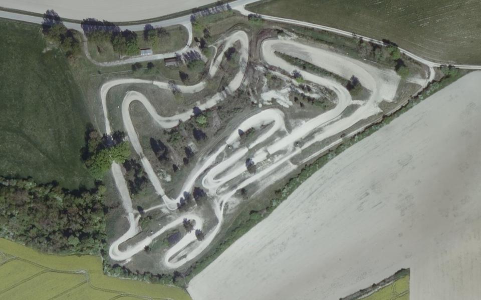 Circuit de Motocross de Manre seen from above