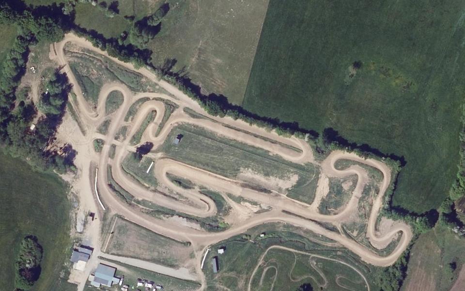 Circuit de Motocross de la Neuville aux Joutes seen from above