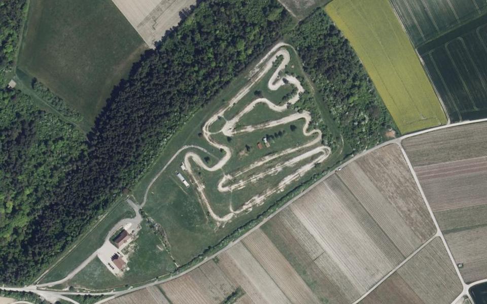 Circuit d'Entrainement de Montgueux vu du ciel