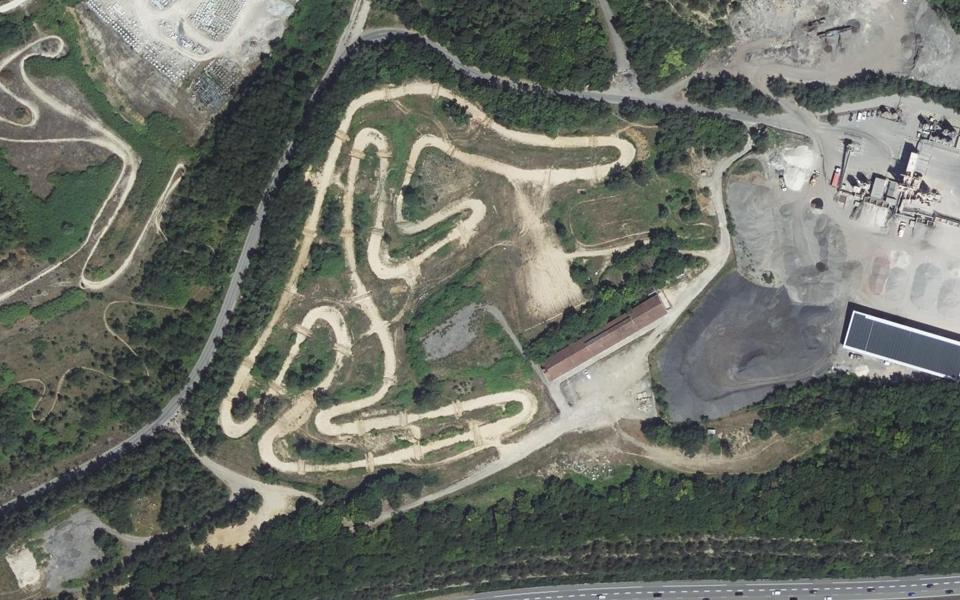 Circuit de Motocross de Maxeville vu du ciel