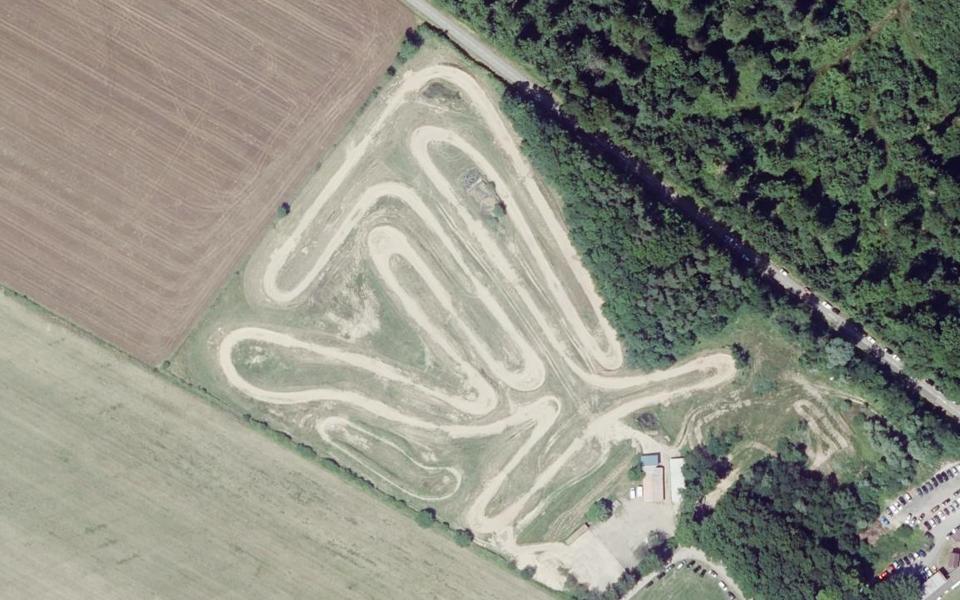 Circuit de Motocross de Neumatt vu du ciel