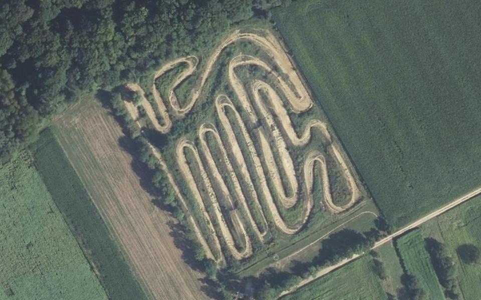 Piste de Motocross de Grentzingen seen from above