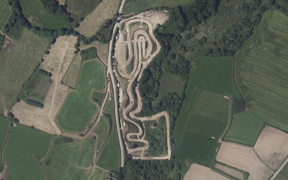 Circuit de Motocross de Guisseny seen from above