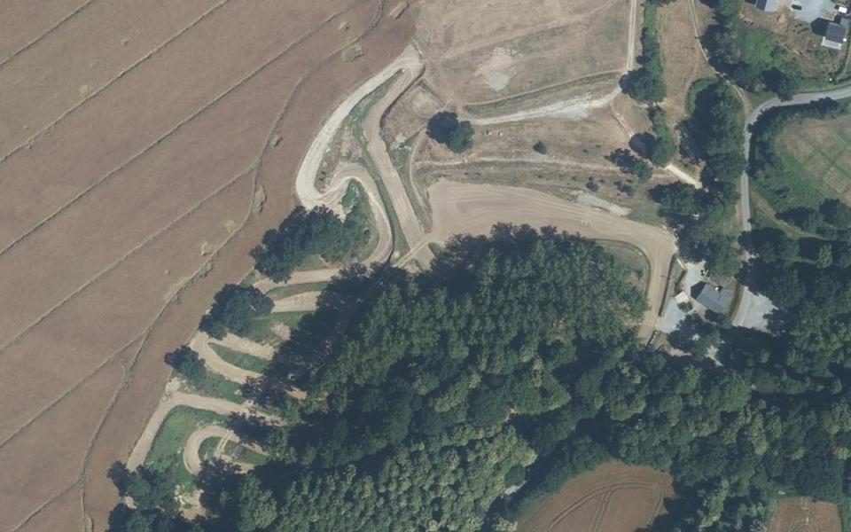 Circuit du Val de Gravel vu du ciel
