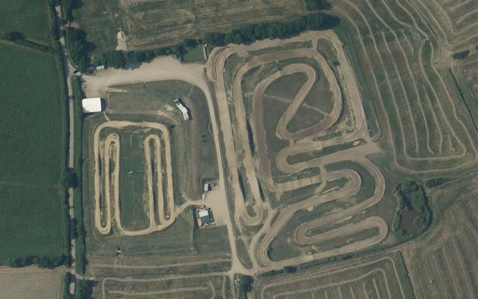 Circuit de Motocross du Chateau d'Olonne vu du ciel