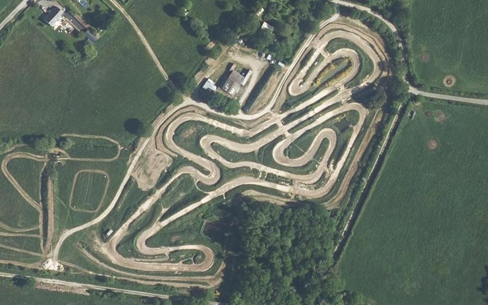 Circuit de Motocross de la Turballe vu du ciel