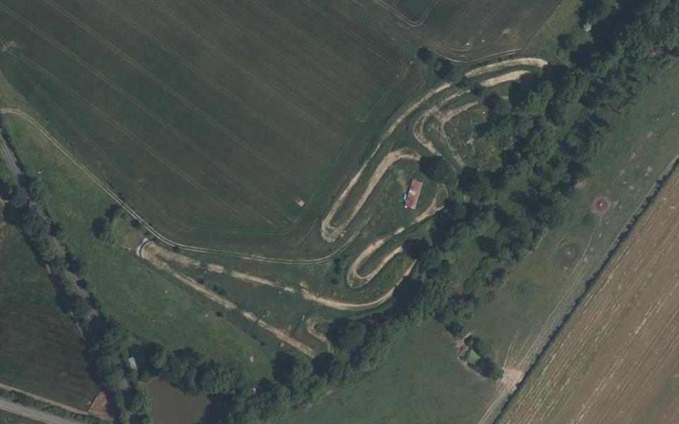 Circuit de Motocross Eckv vu du ciel