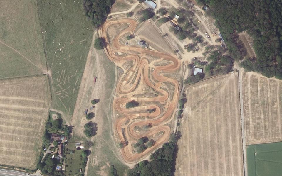Circuit des Tonnes seen from above