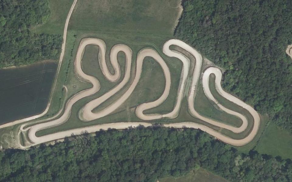 Circuit de Quad'9 vu du ciel