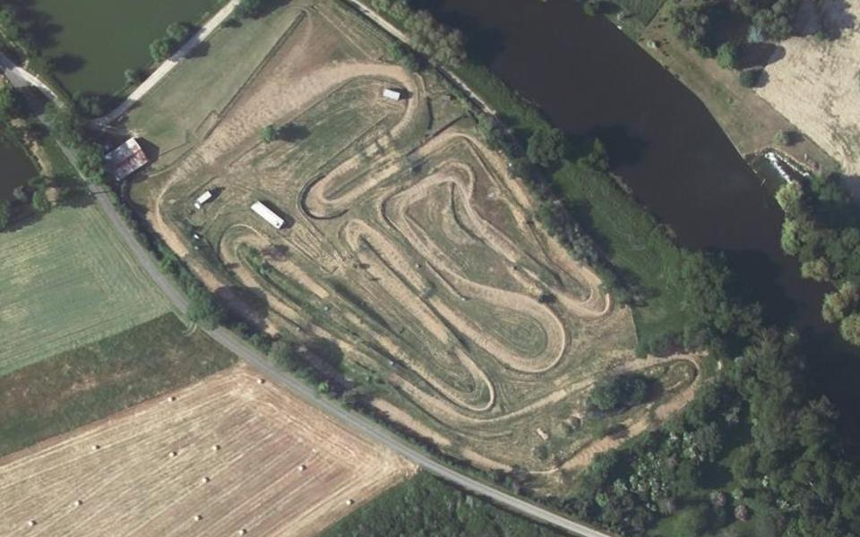 Circuit de la Galloire seen from above