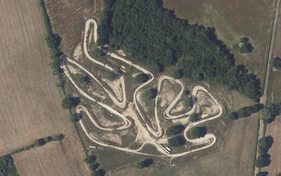 Circuit de Motocross de Prissac vu du ciel