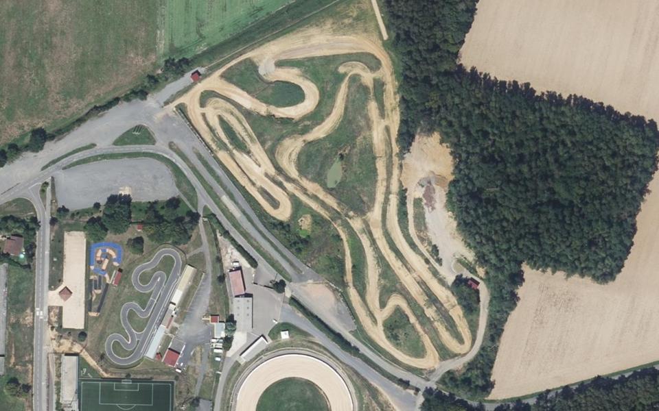 Circuit de Motocross de Macon vu du ciel
