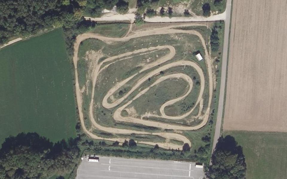 Circuit de Motocross d'Abbevillers vu du ciel