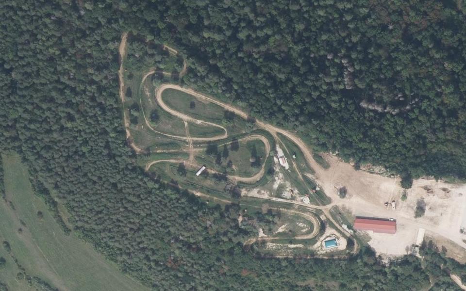 Circuit de Motocross de Legna seen from above