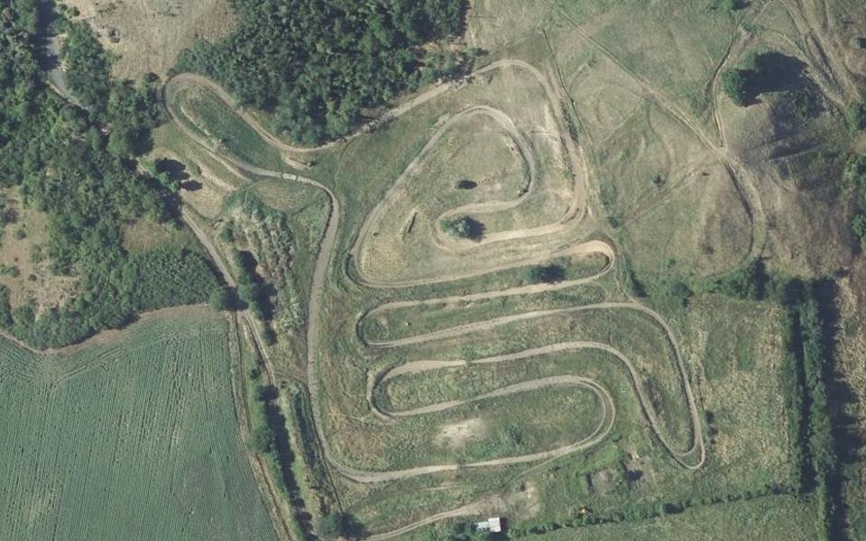 Circuit de Motocross de Vertaizon vu du ciel