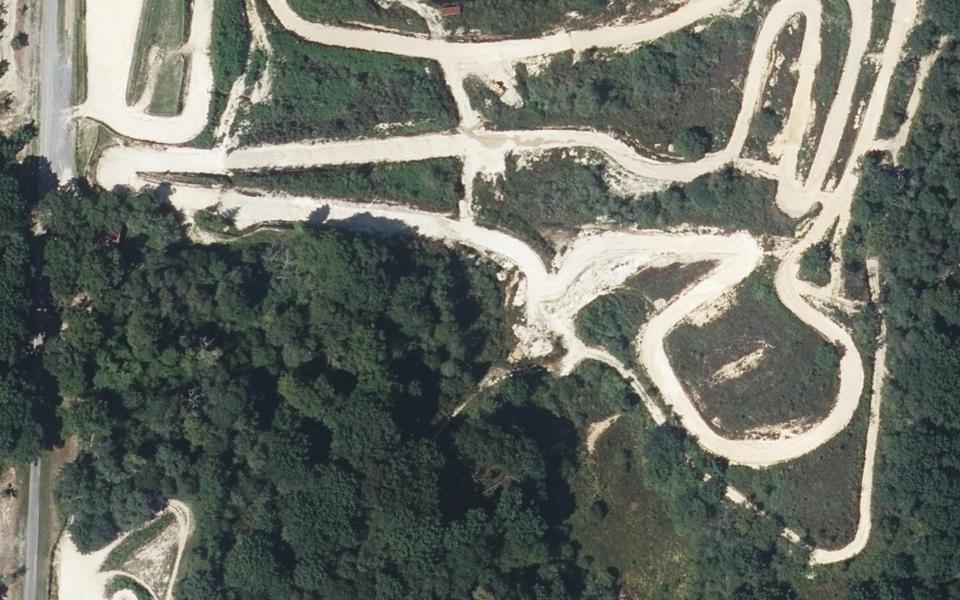 Circuit de Motocross de Navarrenx vu du ciel