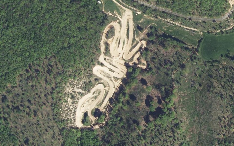 Circuit de Motocross de Barbeyroux vu du ciel