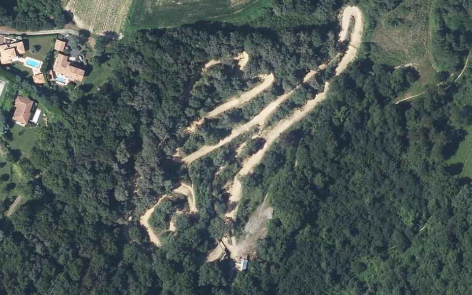Circuit de Motocross d'Urrugne vu du ciel