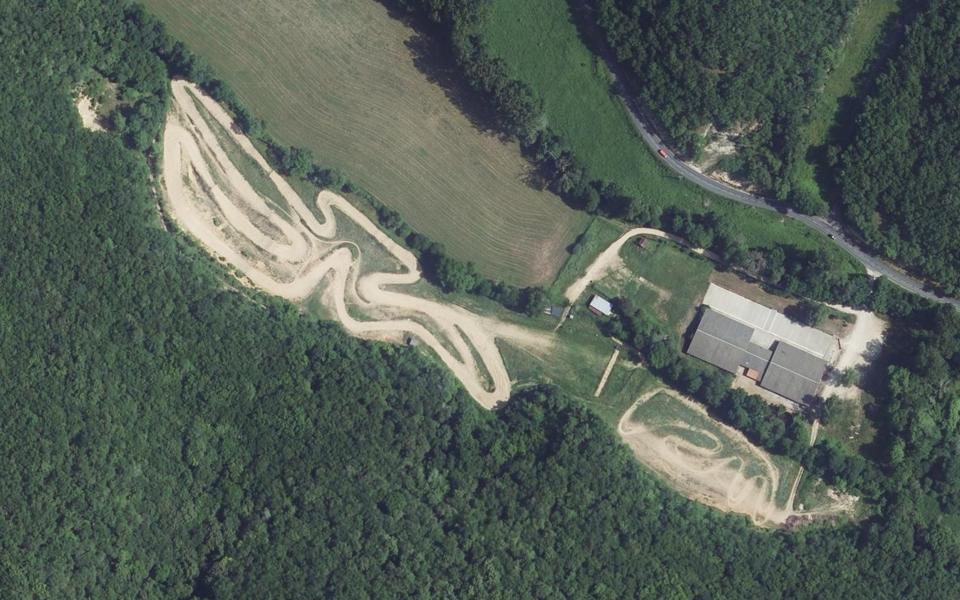 Circuit de Motocross de Souillac vu du ciel