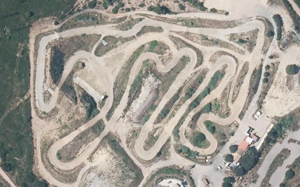 Circuit de Motocross la Cible seen from above