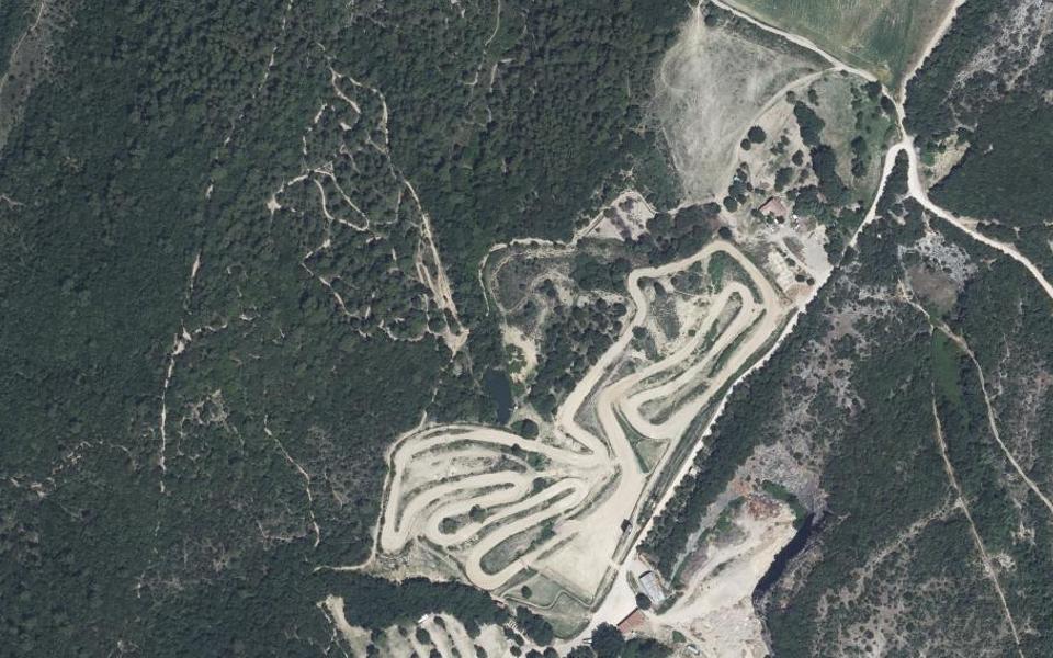 Circuit de Salindres Bruno Chaynard seen from above