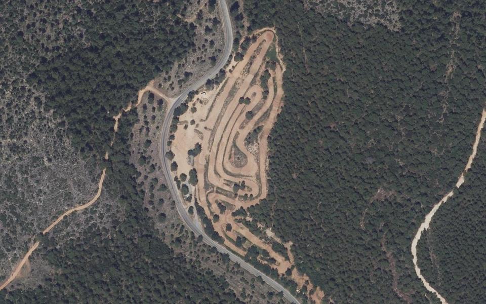 Circuit de Motocross de Salernes vu du ciel
