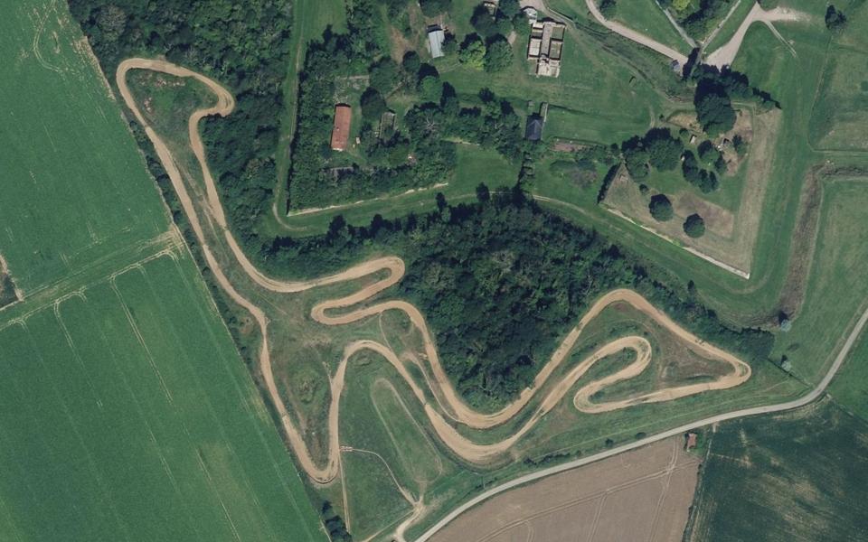 Circuit de Motocross de Doullens vu du ciel