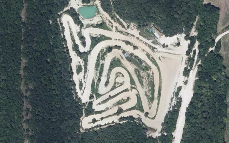 Circuit les Seterees vu du ciel