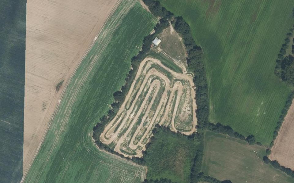 Circuit de Motocross de Belleville vu du ciel