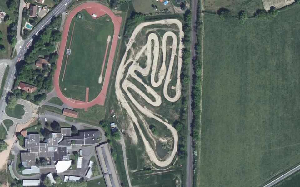 Circuit de Motocross Maurice Chevassieux vu du ciel