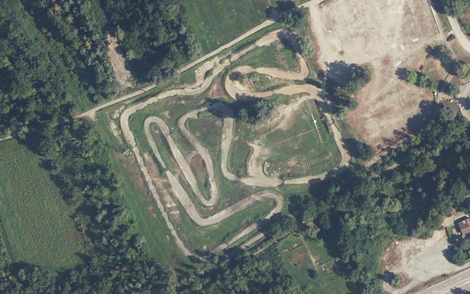 Circuit de Motocross Greg Chaisaz vu du ciel