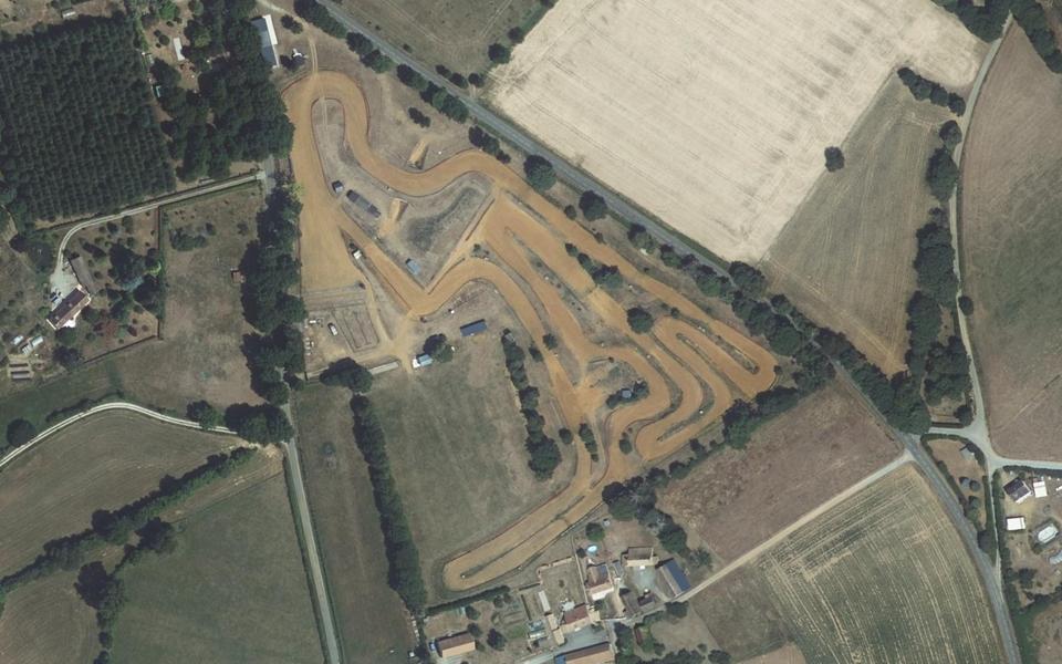 Circuit de Motocross Marcel Seery vu du ciel