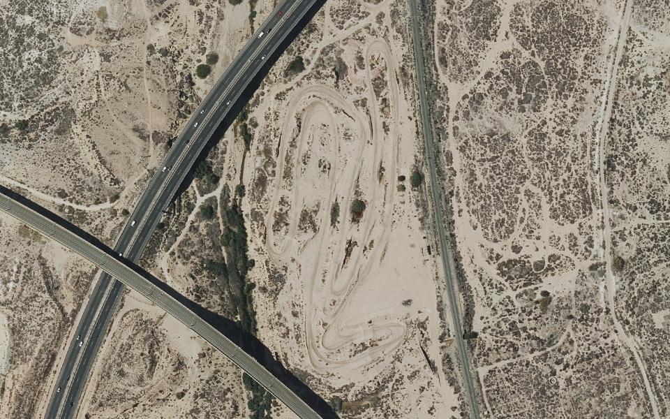 Circuito de Motocross de Alicante/Alacant-El Cementerio seen from above