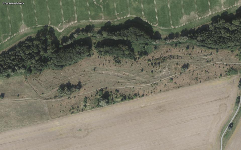 Biendorf motocross track seen from above