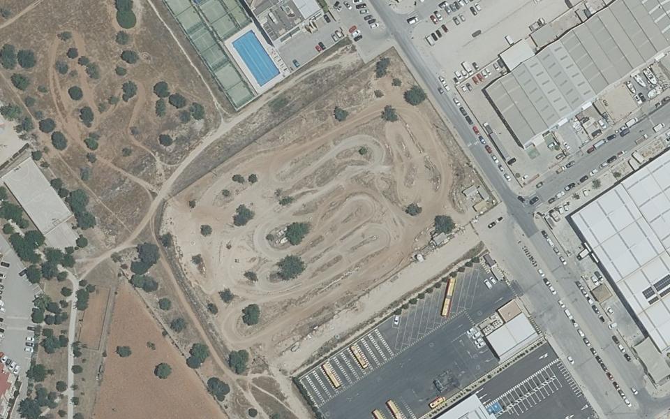 Santa Ponsa motocross track seen from above