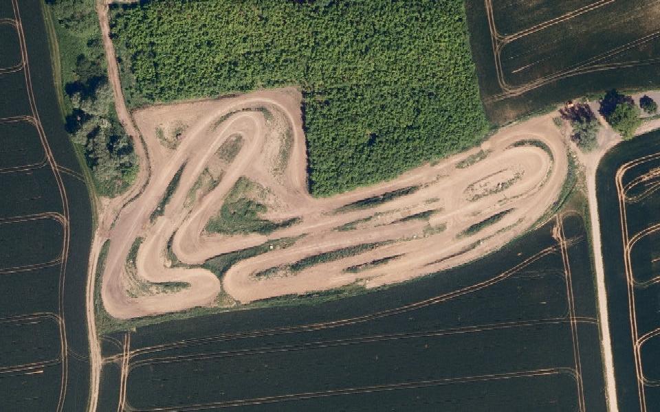 Motokrosová trať Prusinovice vu du ciel
