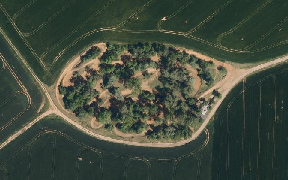 Motokrosová trať Vítonice vu du ciel