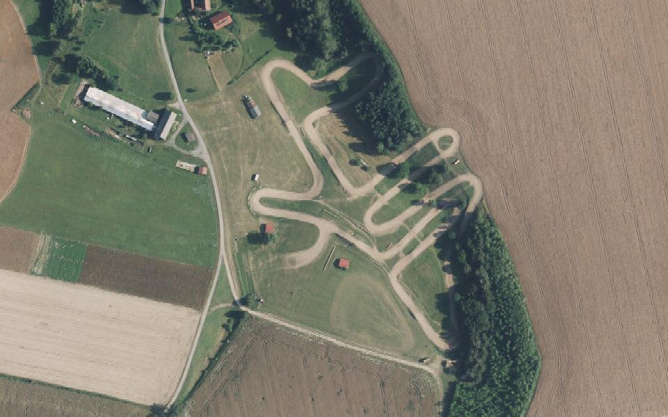 Motokros Horní Újezd vu du ciel