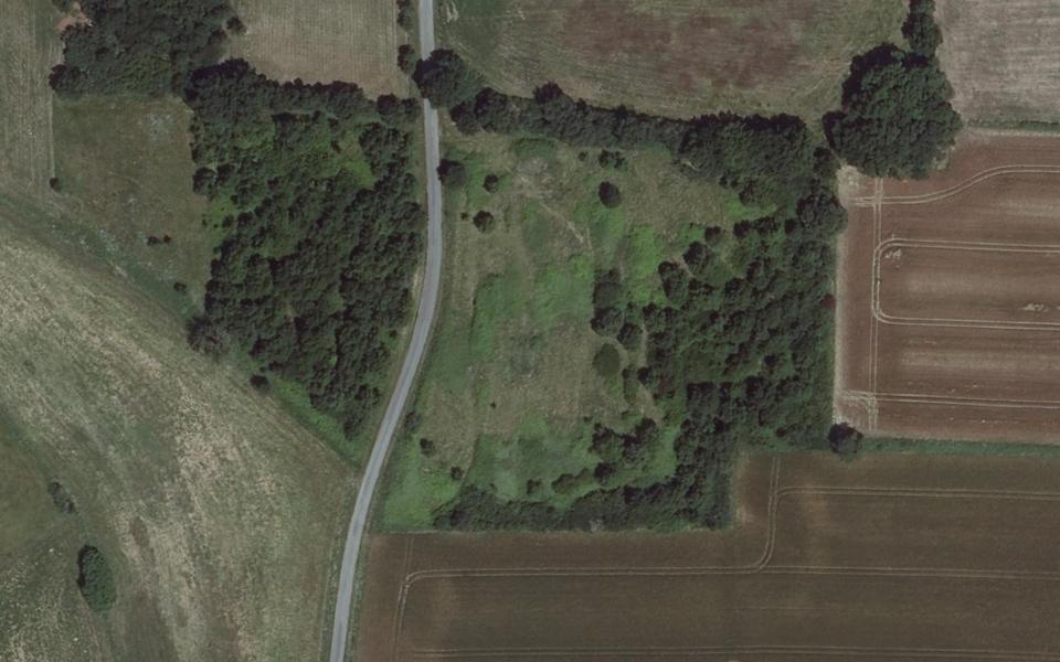 Savenès motocross track seen from above
