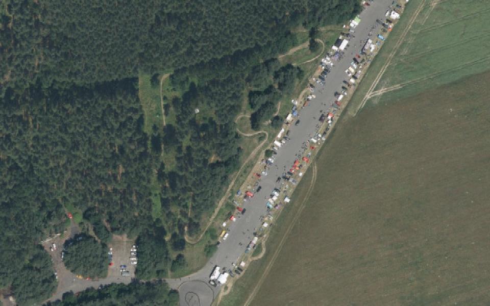 Motokáry Plzeň-Lhota vu du ciel