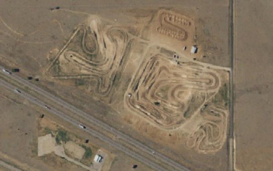 Moriarty Motocross seen from above