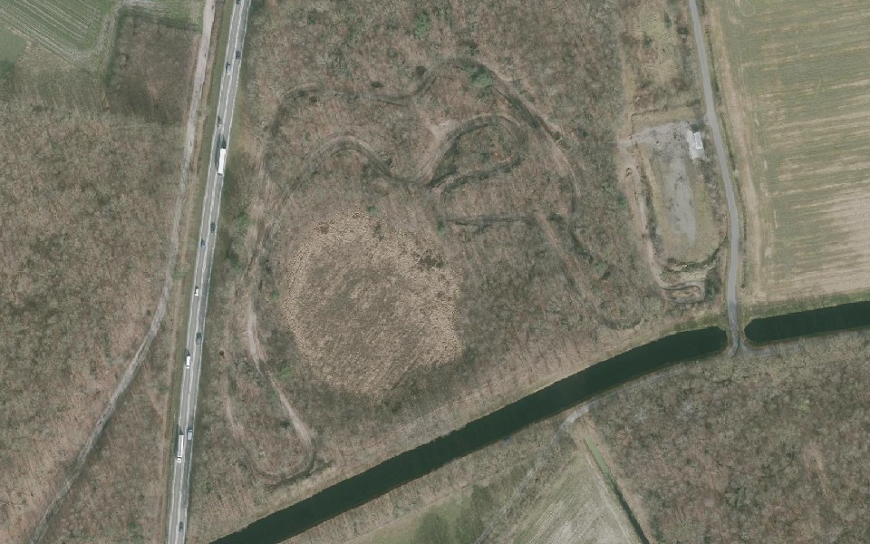 Motorcrossbaan Zuidwolde vu du ciel