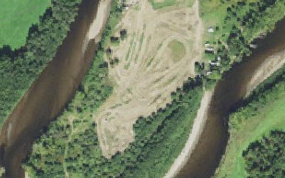 Riverside Speedway and Adventure Park seen from above