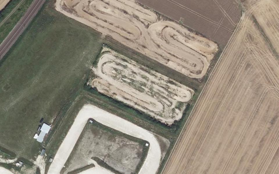Circuit de La Faloise vu du ciel