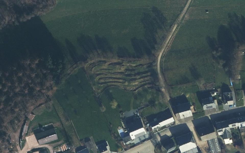 Bouillon motocross track seen from above