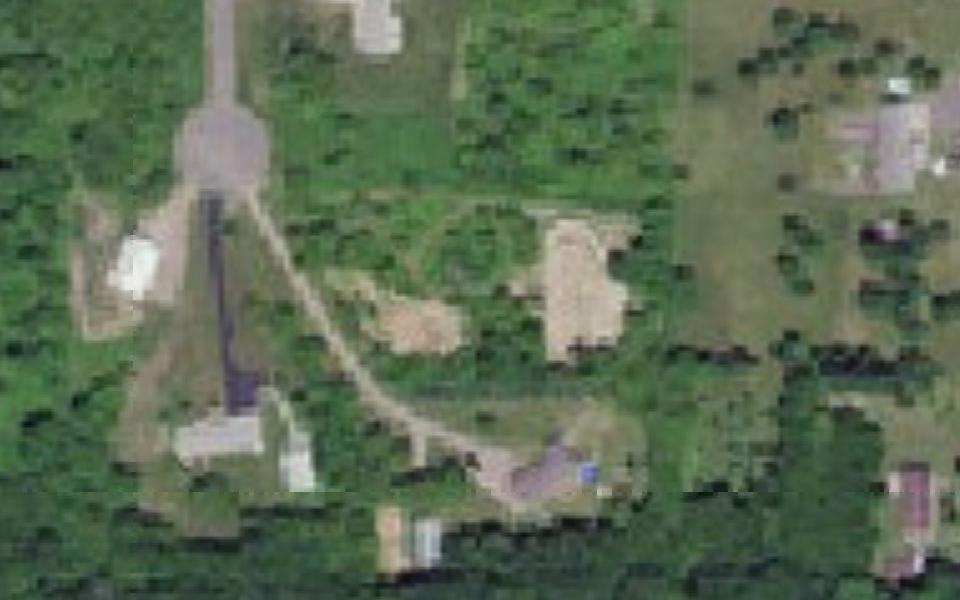 Amery motocross track seen from above