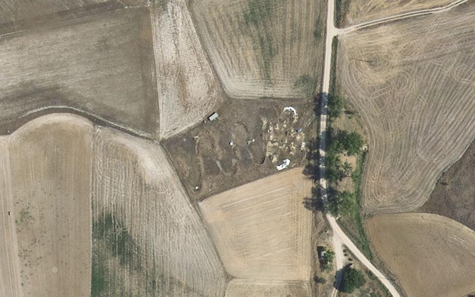 Cigunuela motocross track seen from above